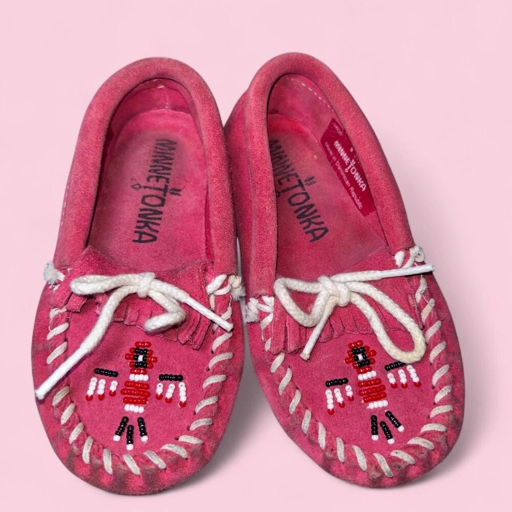 Minnetonka Women's Pink Loafers